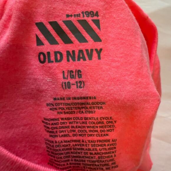 Old navy boys Vibrant Pink Kids T-Shirt - Picture 3 of 3